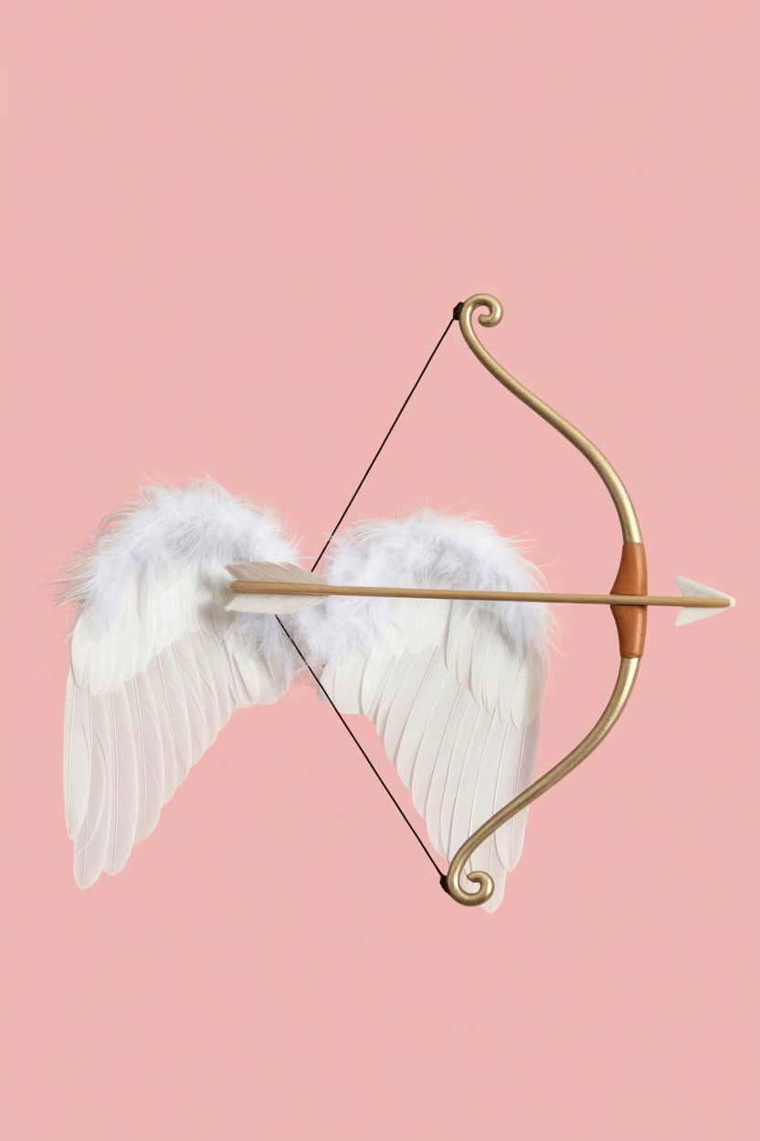 Pet Cupid Wings - 25 Valentine's Day Pet Photoshoot Ideas
