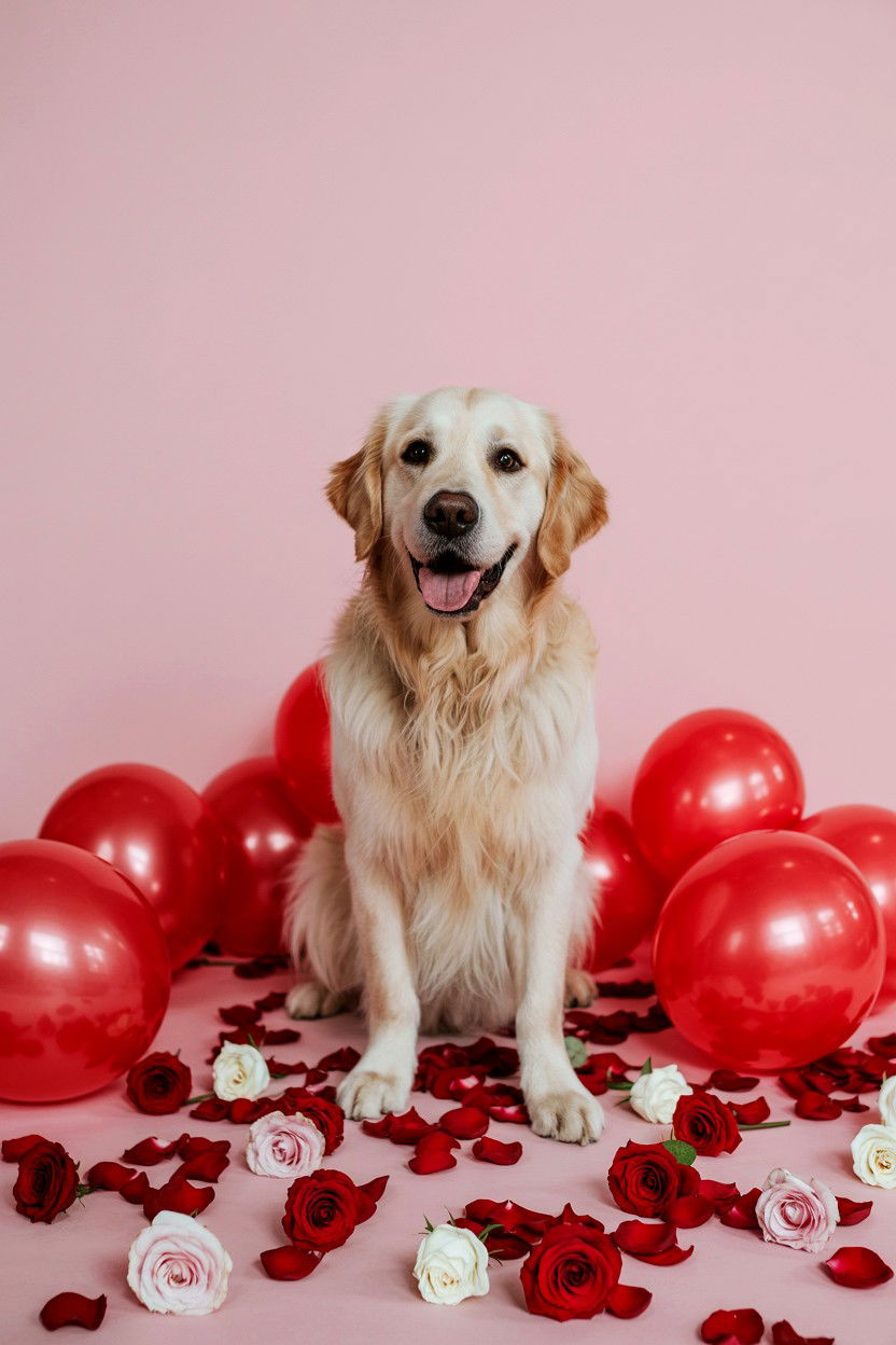 Pet photography session - 25 Valentine's Day Ideas for Dogs