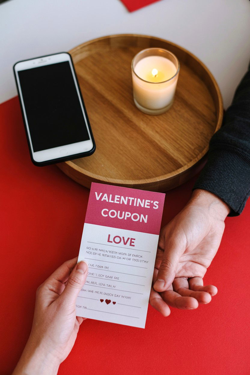 Phone free evening - 25 Valentine's Day Love Coupon Ideas