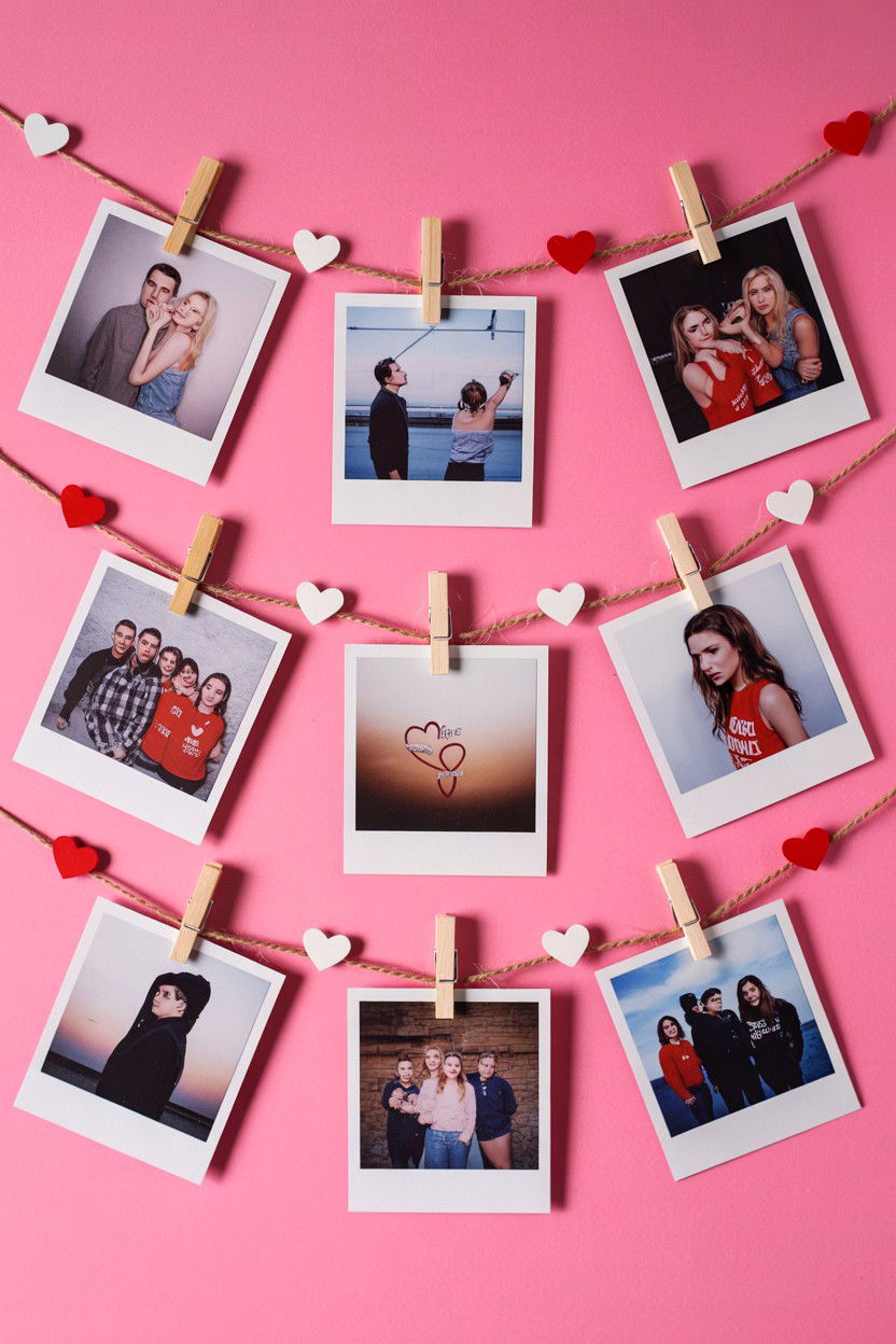 Photo Collage Shadow Box - 25 Valentine's Day Shadow Box Ideas