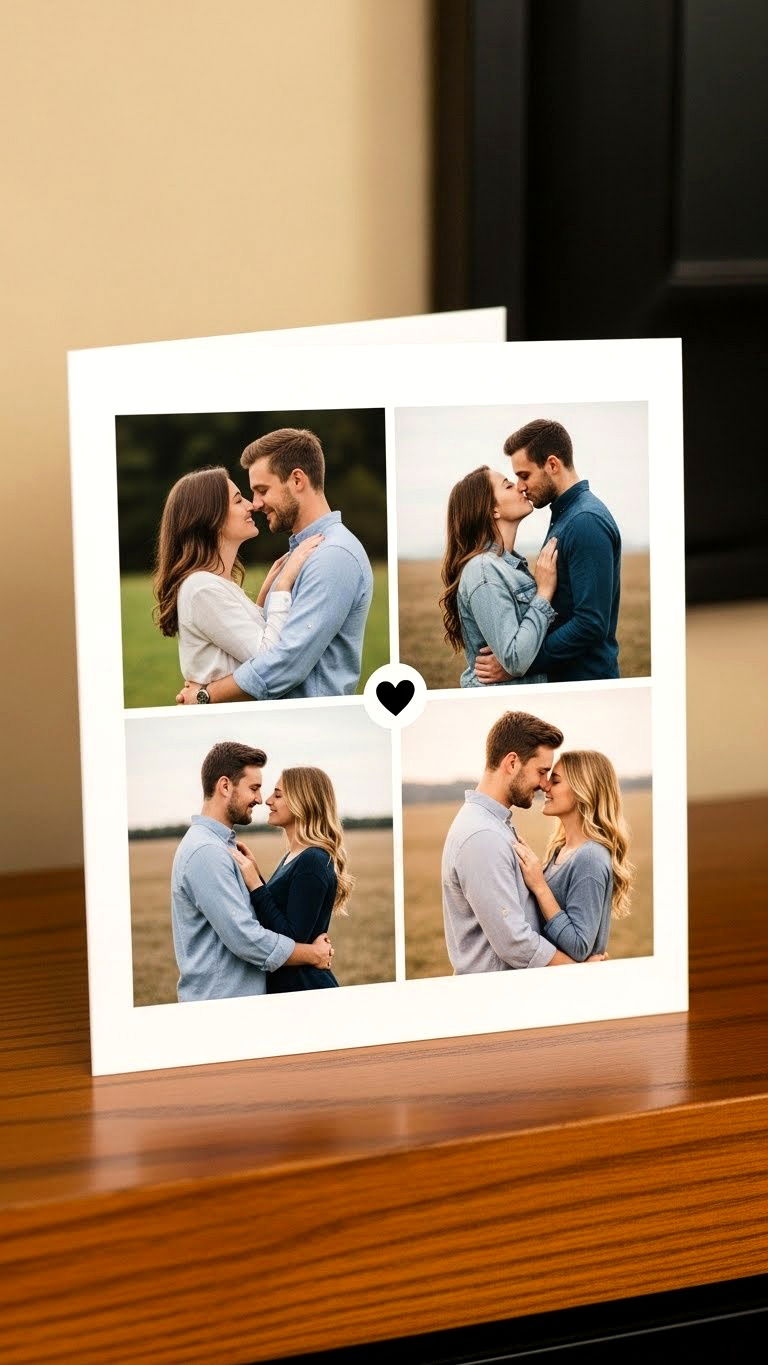 Photo Collage Valentine - 25 valentine's day card designs