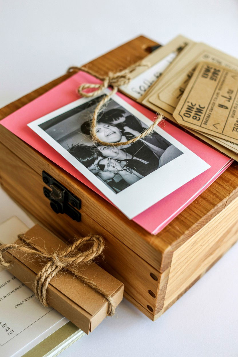 Photo Memory Box - 25 Long Distance Valentine's Day Care Package Ideas