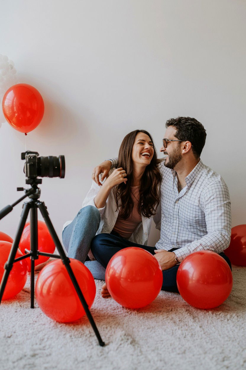 Photo Shoot At Home - 25 Valentine's Day Ideas for Parents