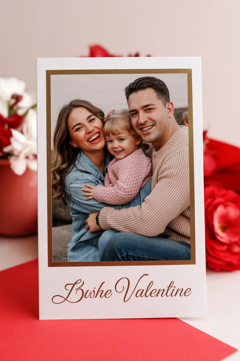 Photo Valentine Card - 25 Valentine's Day Cards for Parents