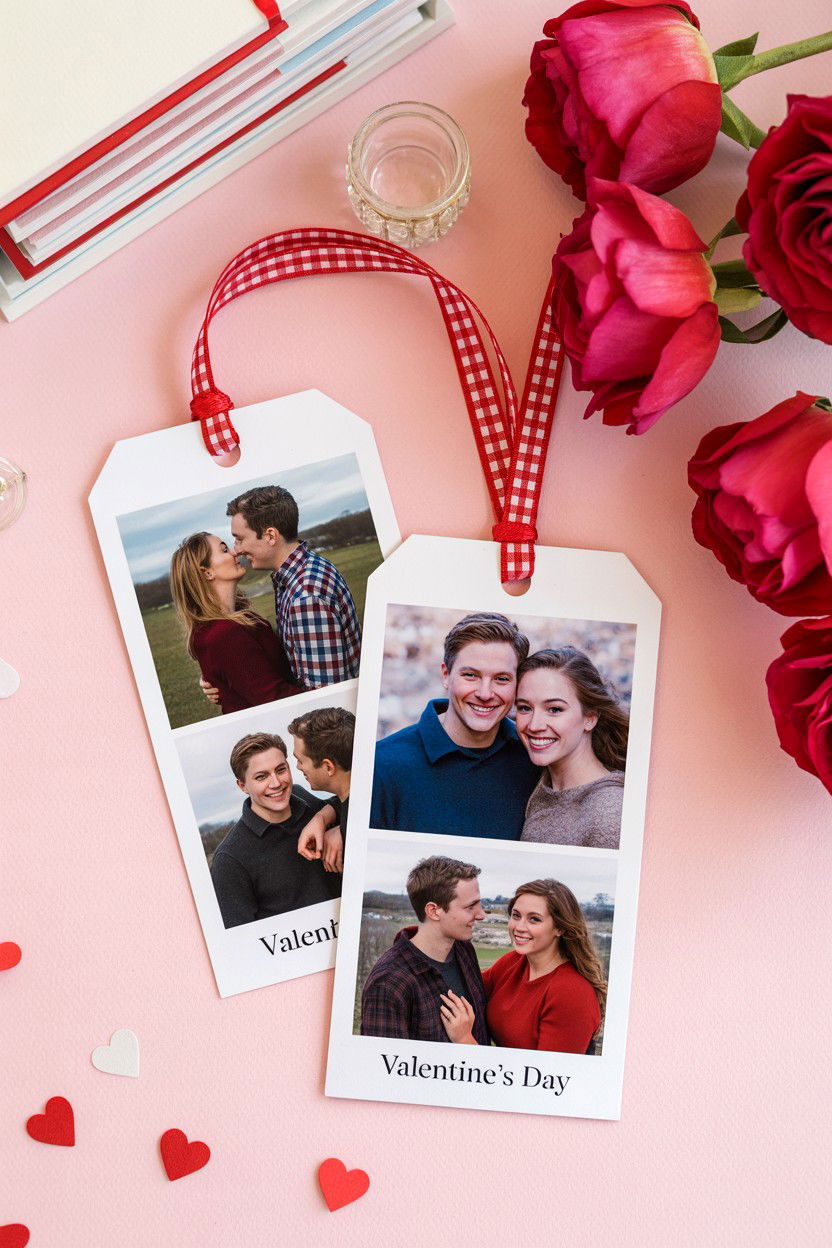 Photo gift tags - 25 Valentine's Day Gift Tag Ideas