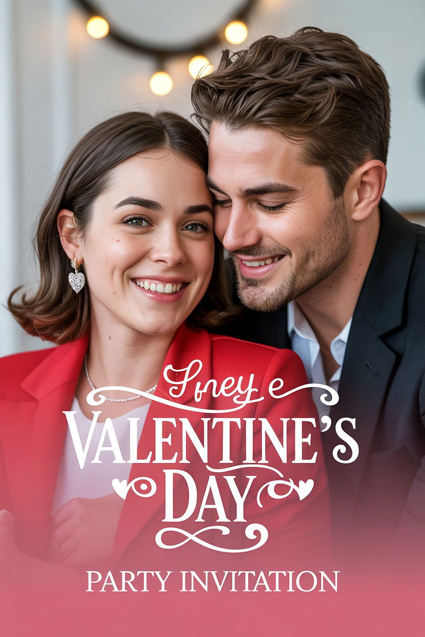 Photo invitation - 25 Valentine's Day Party Invitation Ideas