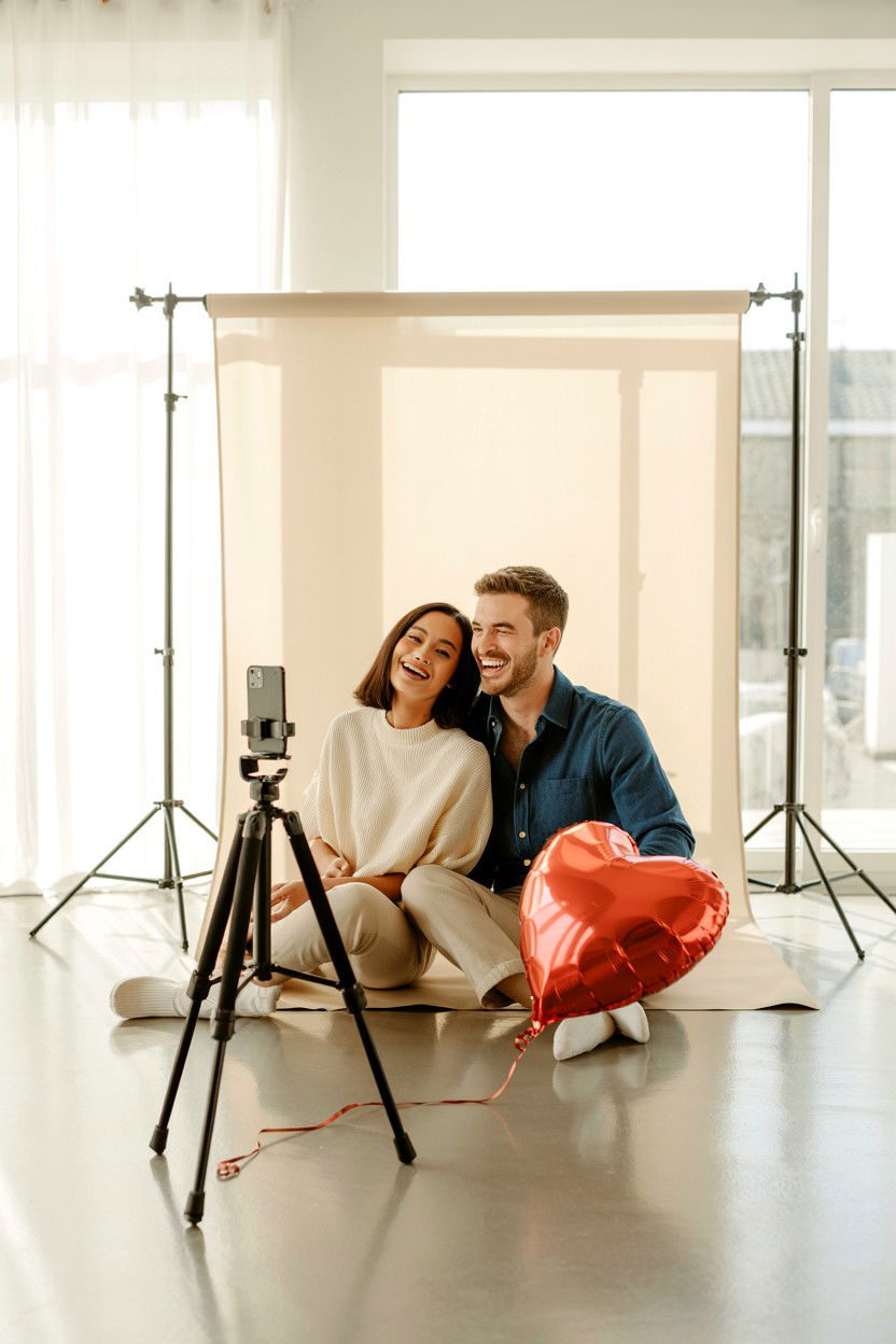 Photo shoot at home - 25 Free Valentine's Day Activity Ideas