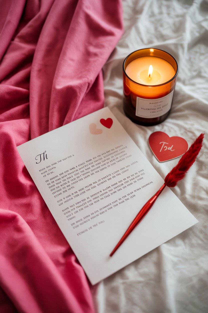 Physical touch imagery - 25 Long Distance Valentine's Day Letter Ideas