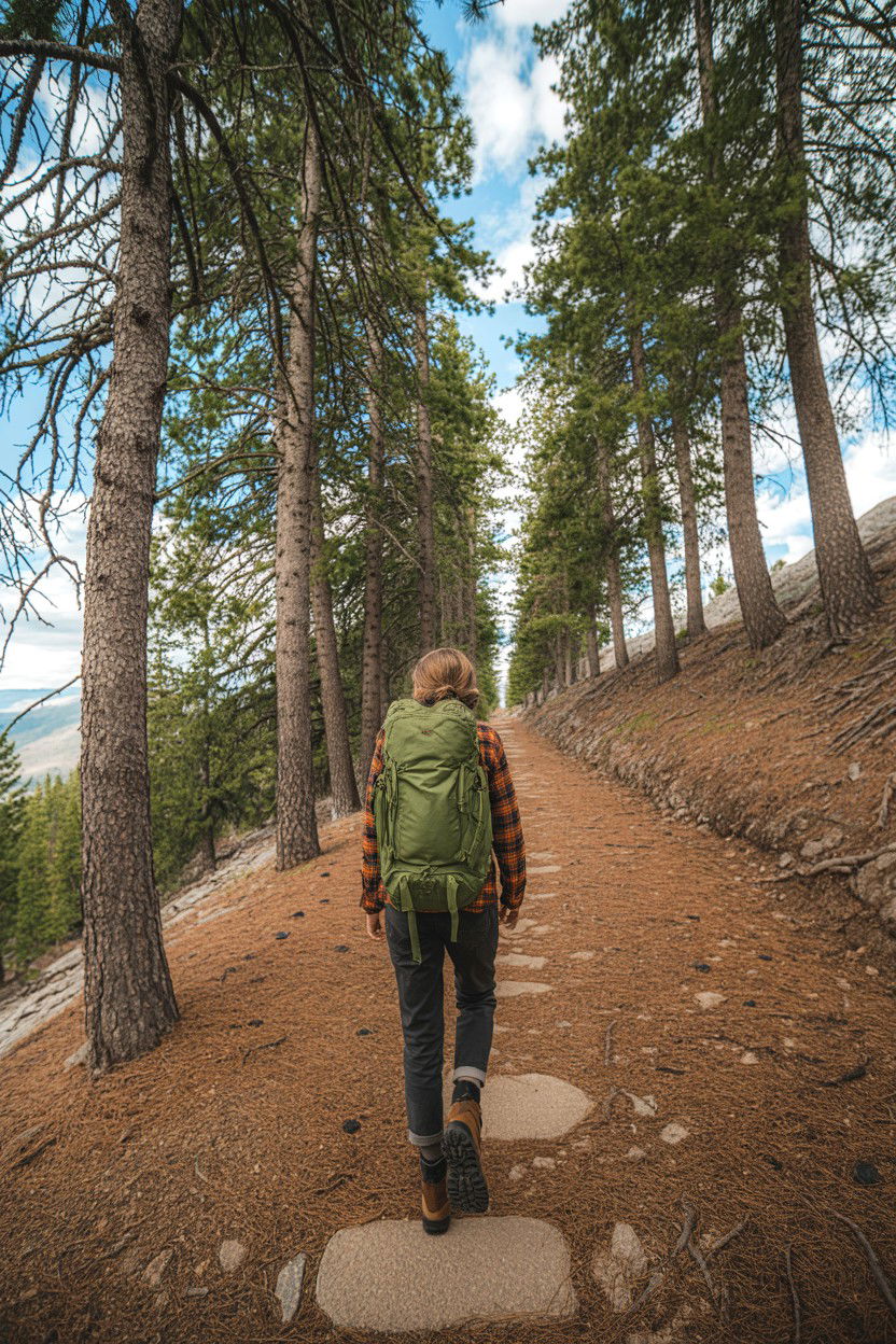 Pine Tree Trail - 25 Valentine's Day Outdoor Photo Ideas