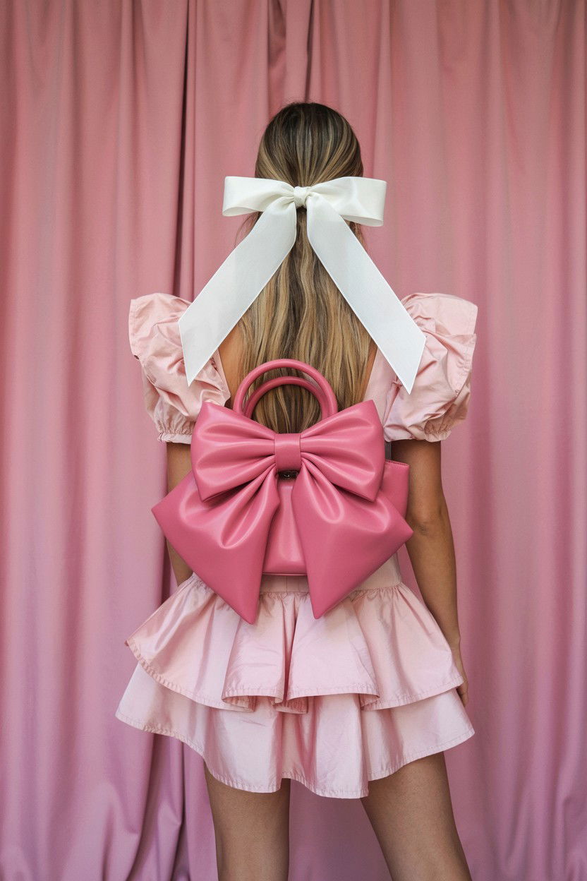 Pink Bow Handbag - 25 Valentine's Day Handbag Ideas