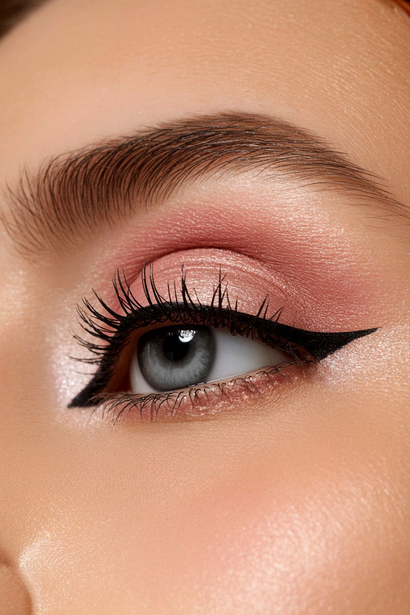 Pink Eye Shadow - 25 Valentine's Day Glow Up Ideas