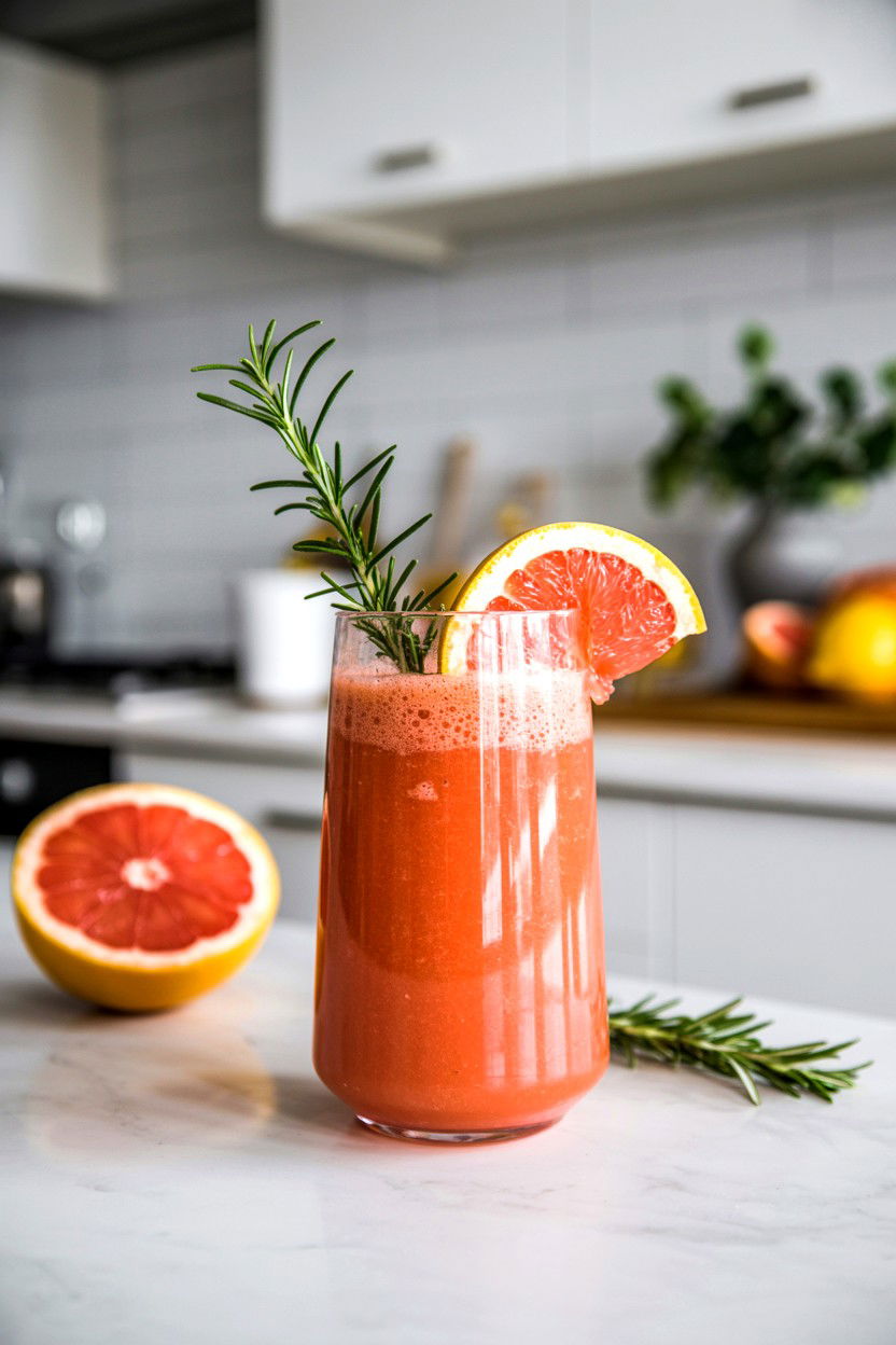 Pink Grapefruit Smoothie - 25 Valentine's Day Smoothie Recipes