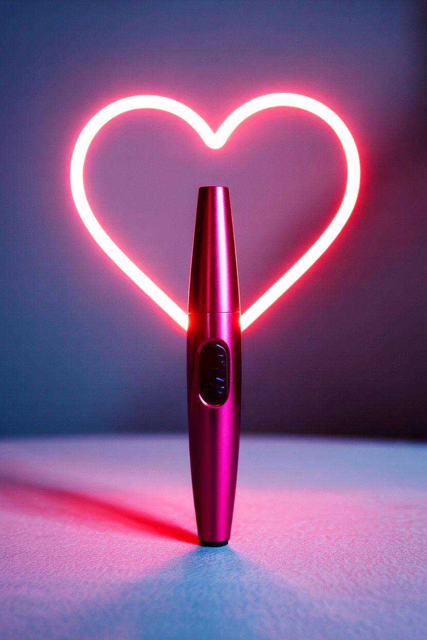 Pink Heart Laser Pointer - 25 Valentine's Day Pet Toy Ideas