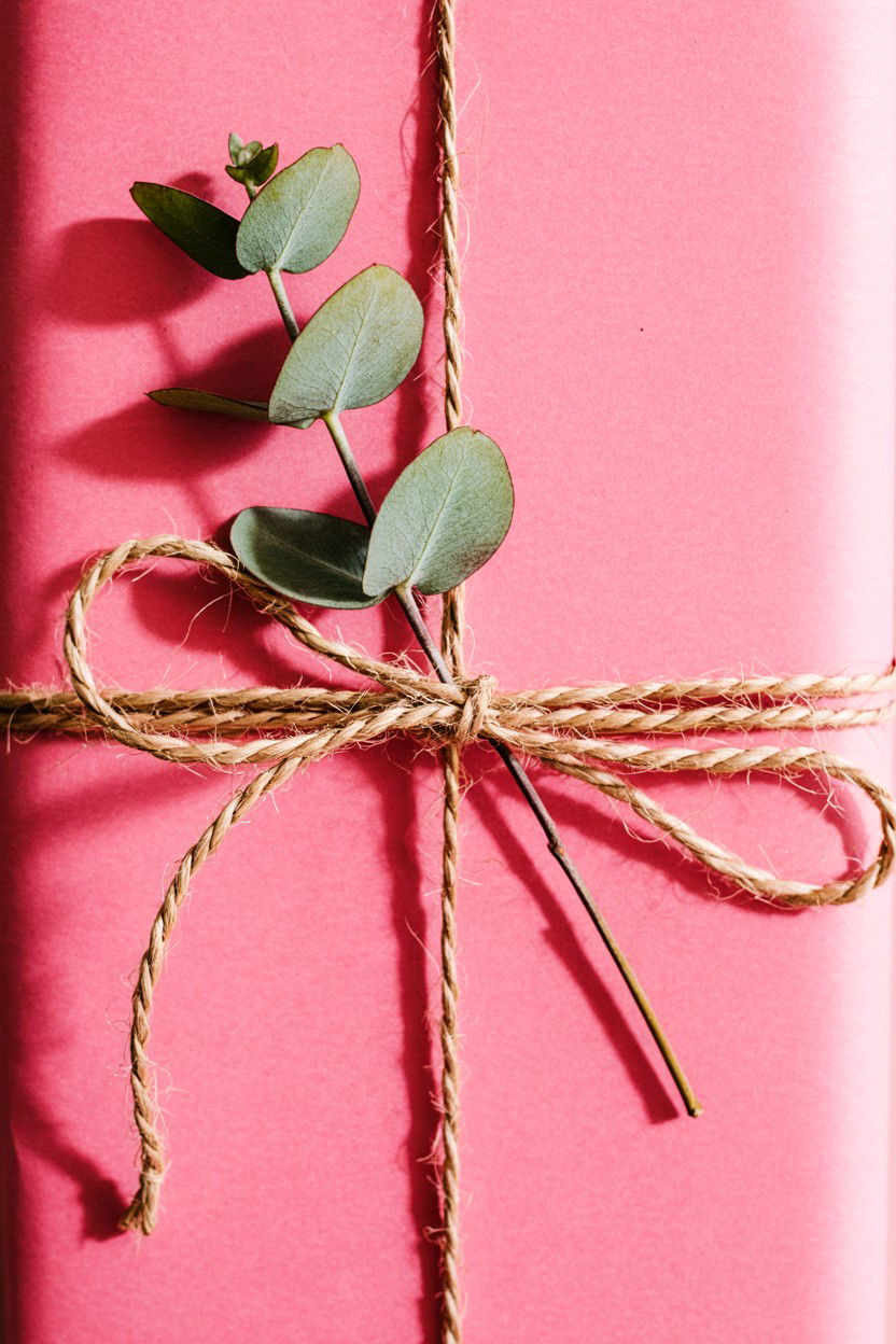 Pink Kraft Wrapping Paper - 25 Valentine's Day Wrapping Paper Ideas