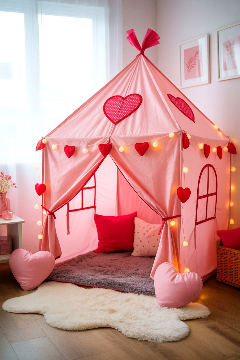 Pink Play Tent - 25 Valentine's Day Gifts for Toddlers