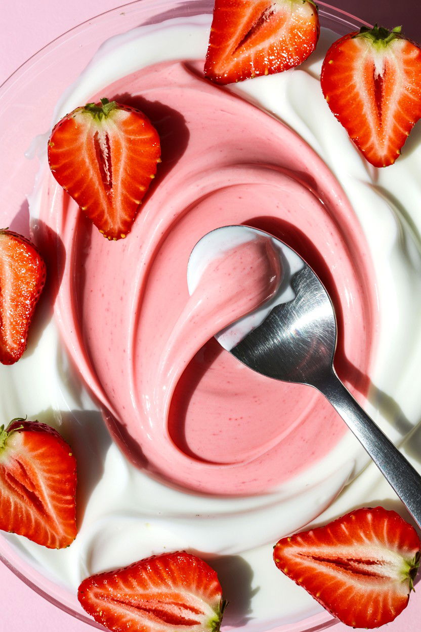 Pink Strawberry Hair Mask - 25 Valentine's Day Hair Mask Ideas