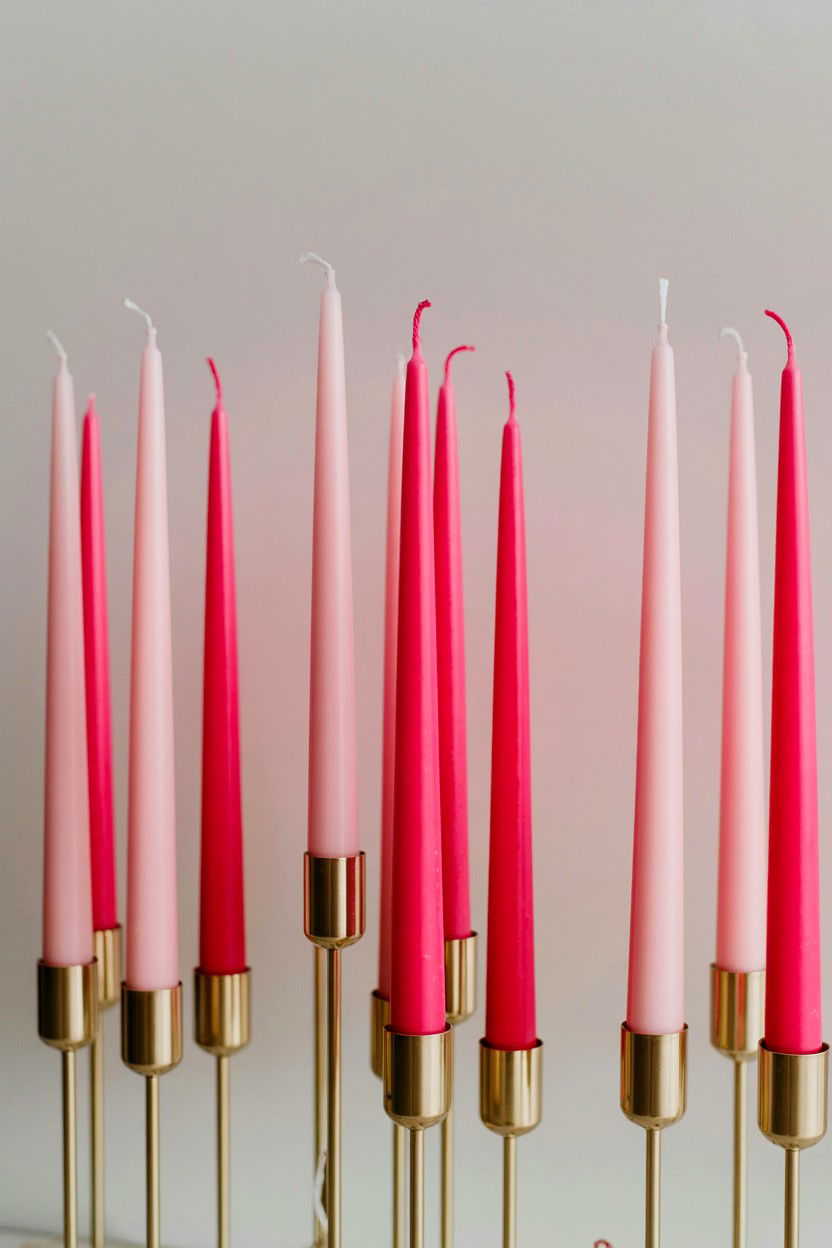25 Romantic Valentine's Day Candle Display Ideas