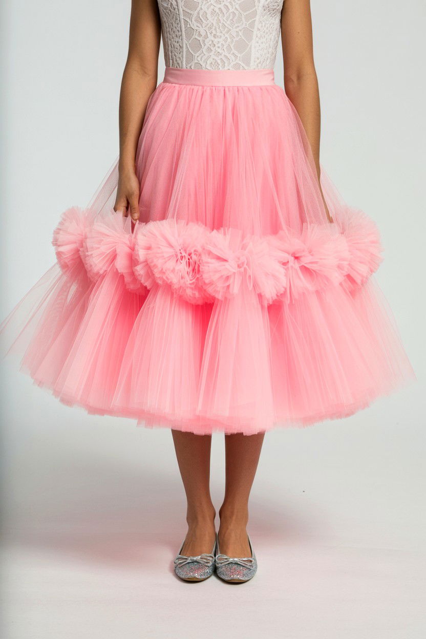 Pink Tulle Skirt - 25 Soft Girl Valentine's Day Ideas