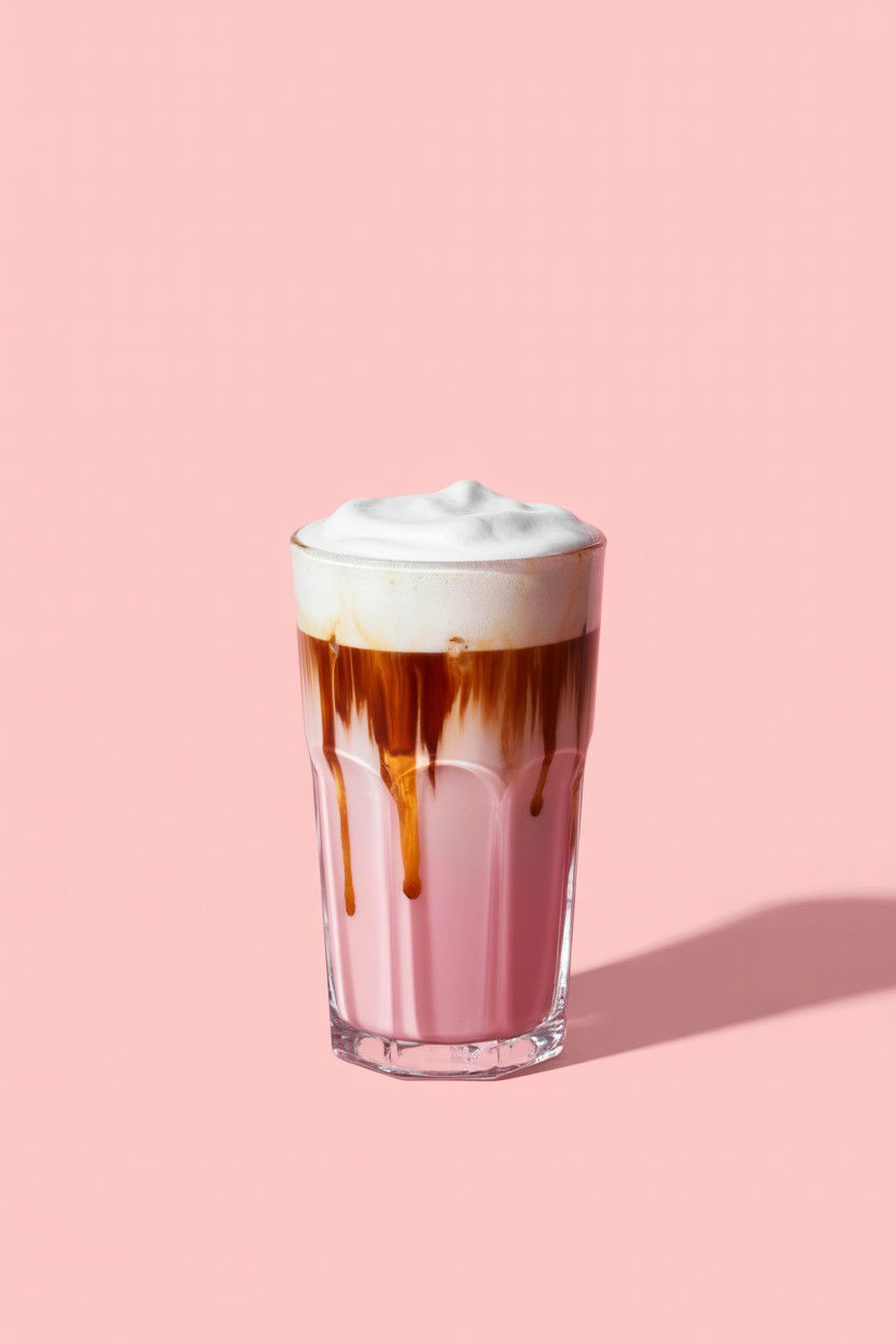 Pink Velvet Macchiato - 25 Valentine's Day Coffee Drink Ideas