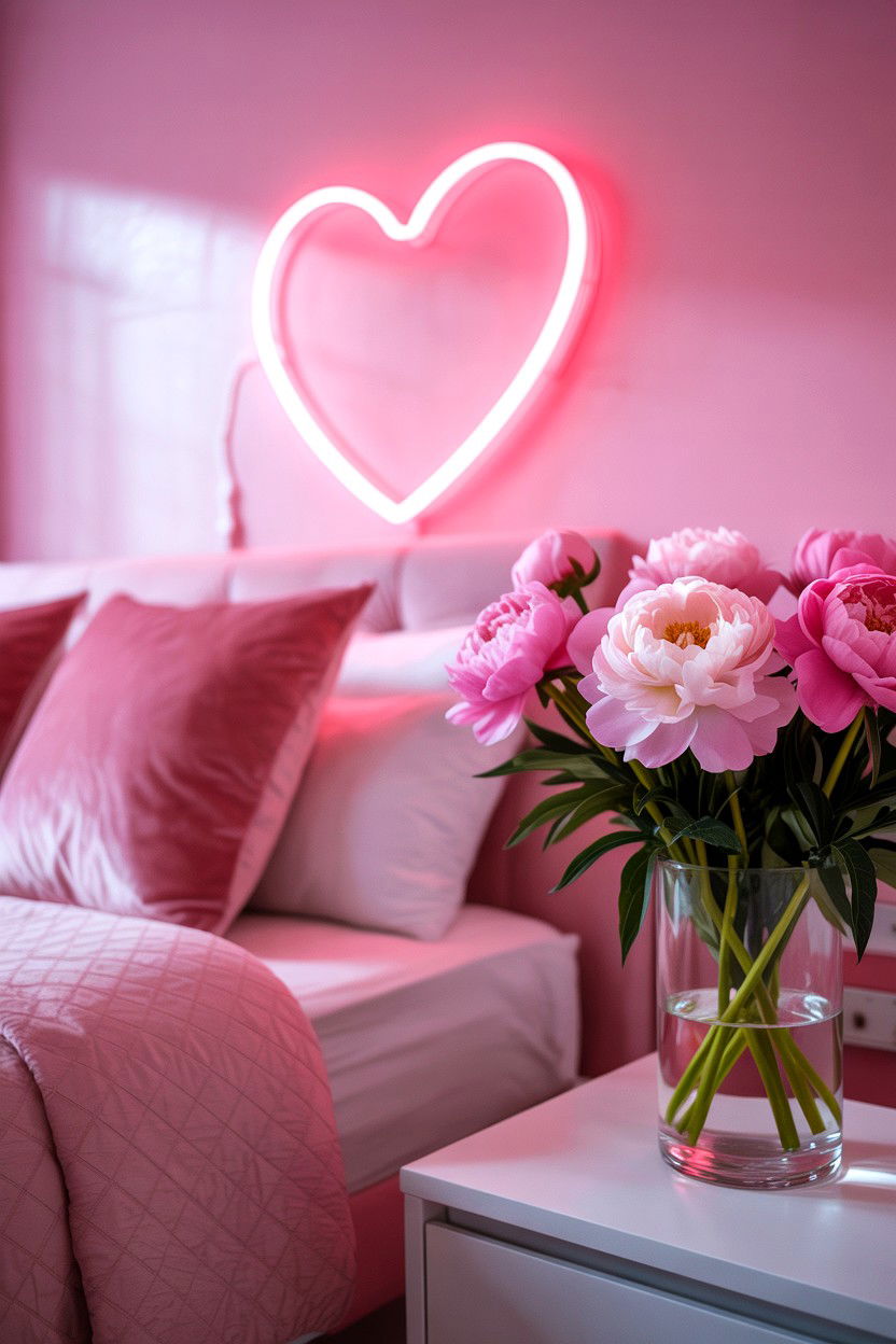 Pink aesthetic bedroom - 25 Valentine's Day Aesthetic Photo Ideas