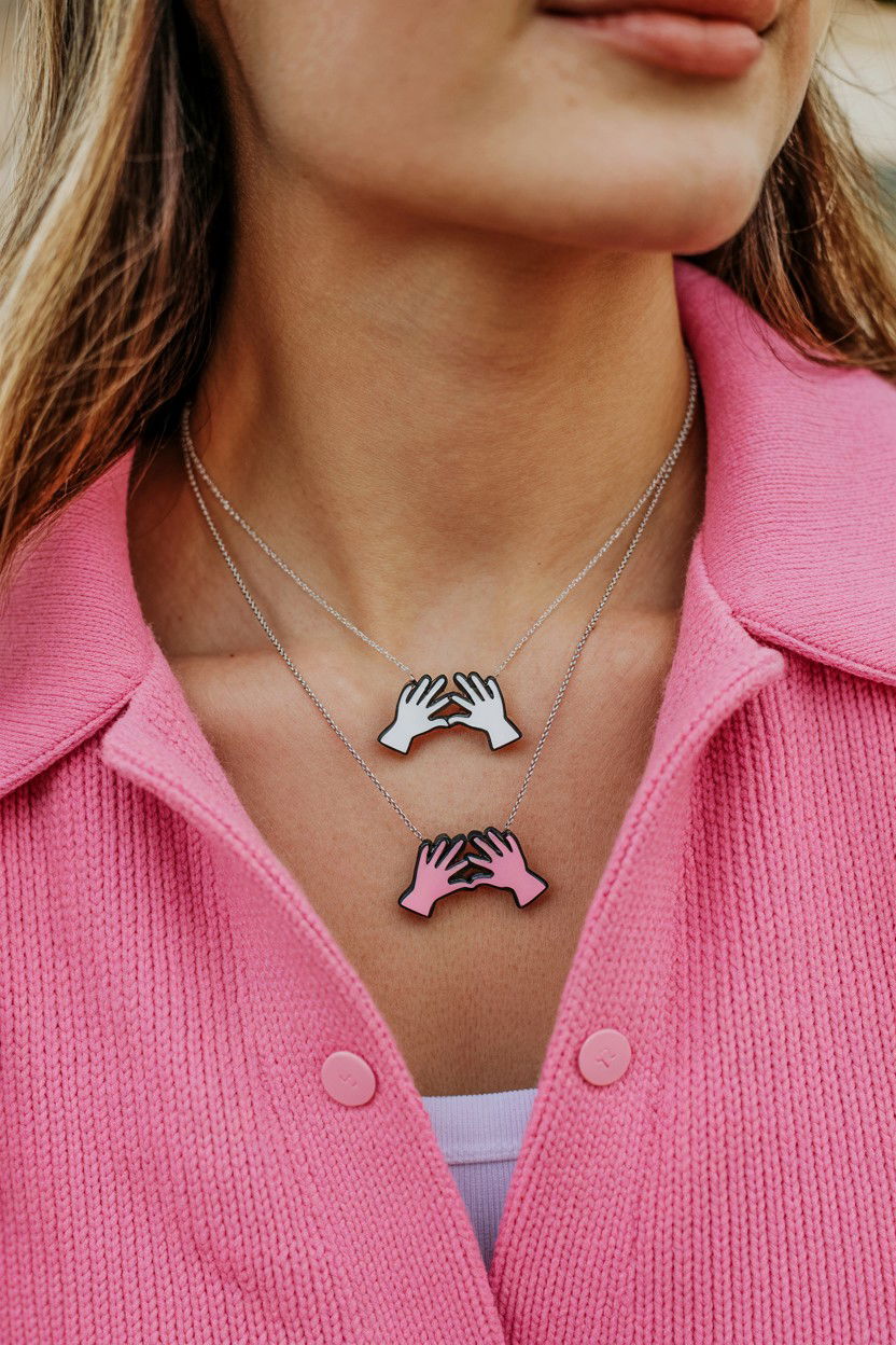 Pinky Promise Charms - 25 Valentine's Day Matching Jewelry Ideas