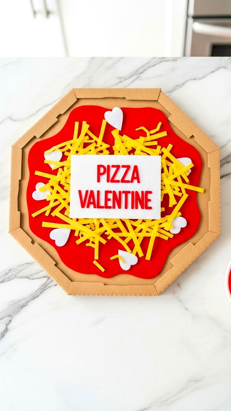 Pizza Box Valentine - 25 valentine's day box ideas