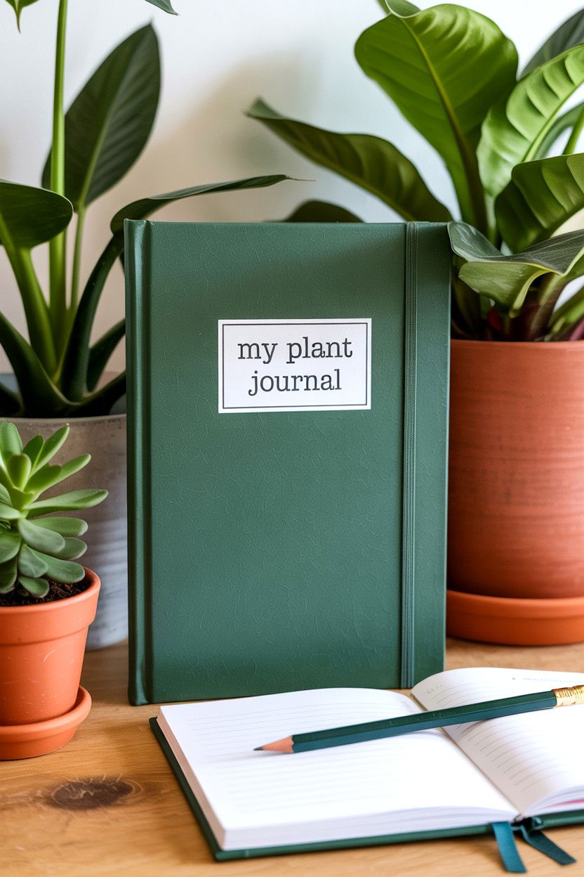 Plant Care Journal - 25 Plant Lover Valentine's Day Gifts