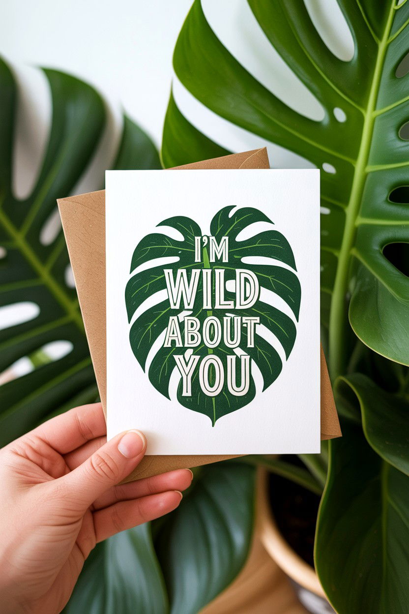 Plant Lover Card - 25 Modern Valentine's Day Card Ideas