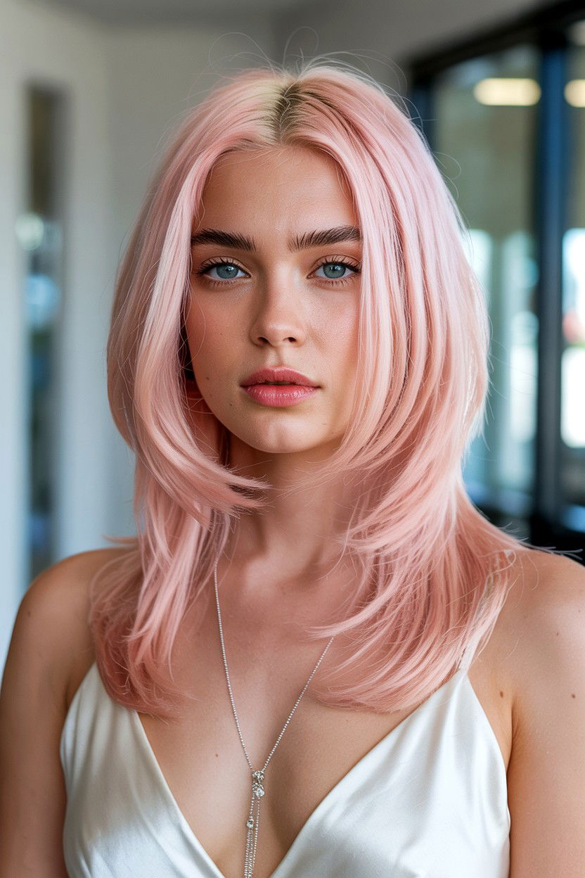 Platinum Pink Hair - 25 Valentine's Day Hair Color Ideas