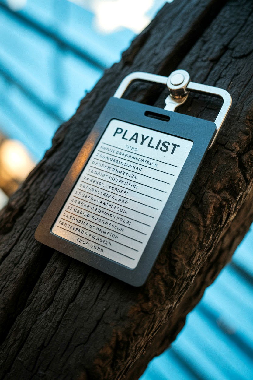 Playlist Scannable Wallet Card - 25 Valentine's Day Playlist Gift Ideas