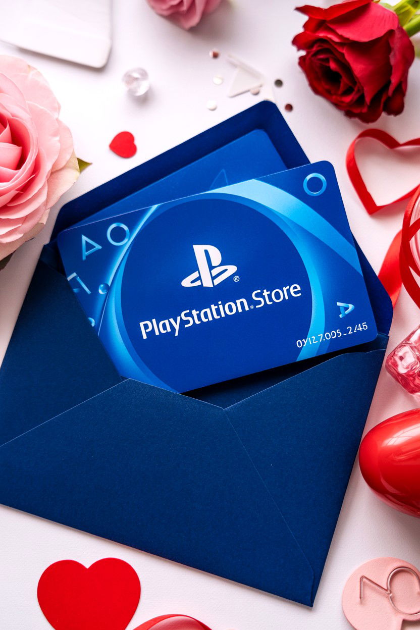 Playstation Store Gift Card - 25 Gamer Valentine's Day Gifts for Boyfriend