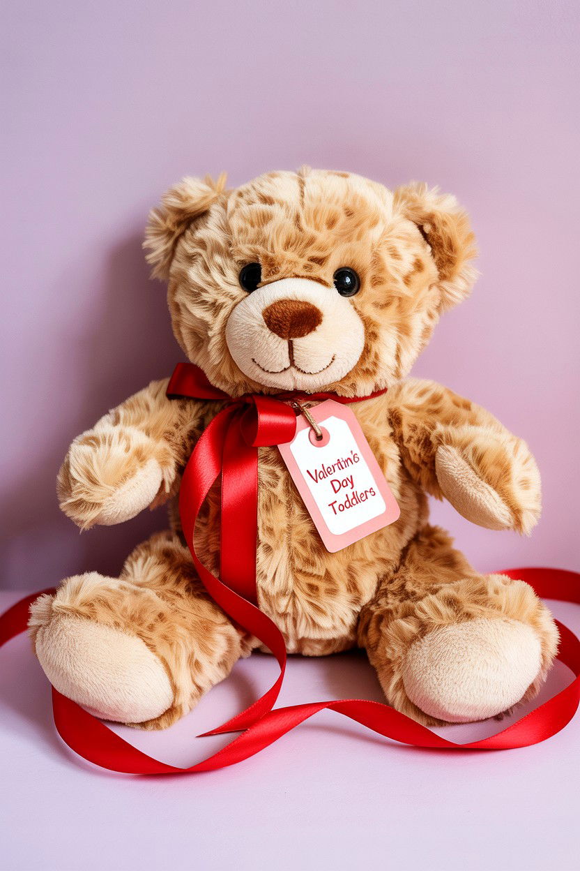 Plush Teddy Bear - 25 Valentine's Day Gifts for Toddlers