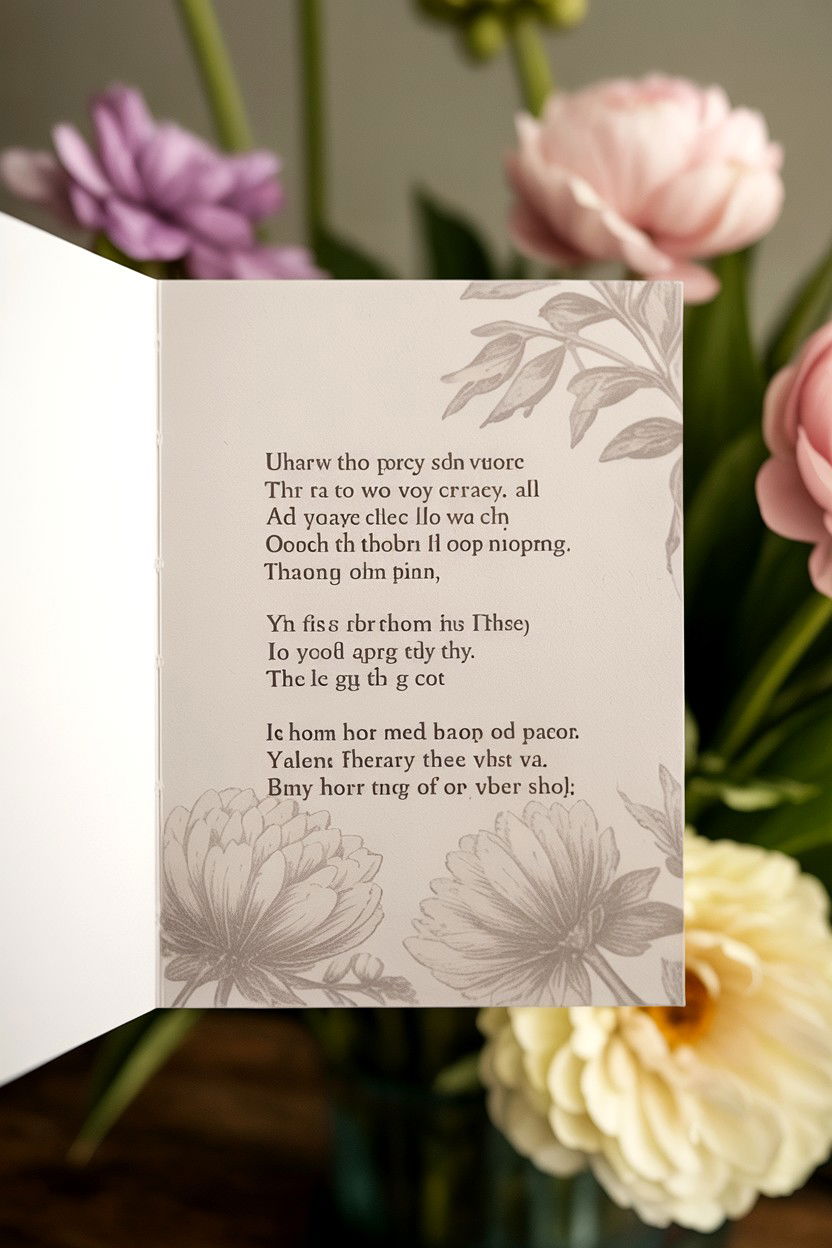 Poetry Card - 25 Valentine's Day Card Ideas for Wife