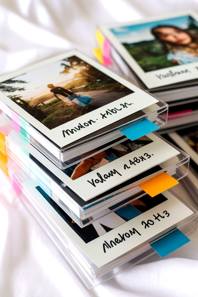 Polaroid album - 25 Valentine's Day Memory Album Ideas