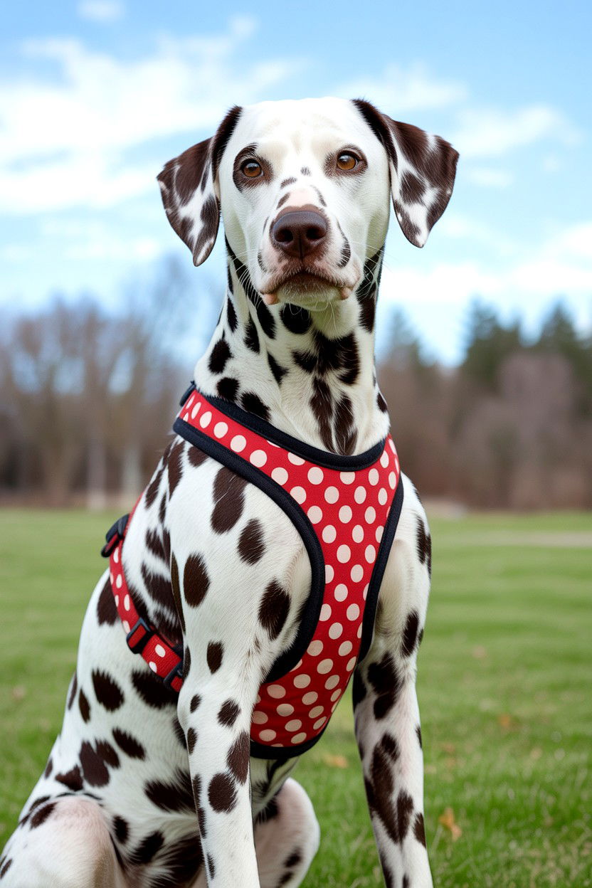 Polka Dot Valentine Harness - 25 Valentine's Day Pet Harness Ideas