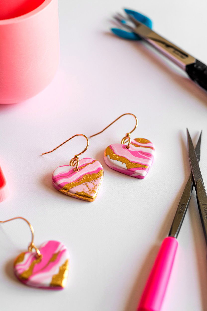 Polymer Clay Jewelry - 25 Valentine's Day Art Class Ideas