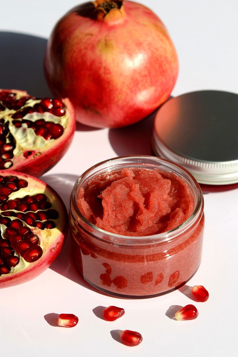 Pomegranate Body Scrub - 25 Valentine's Day Body Scrub Ideas