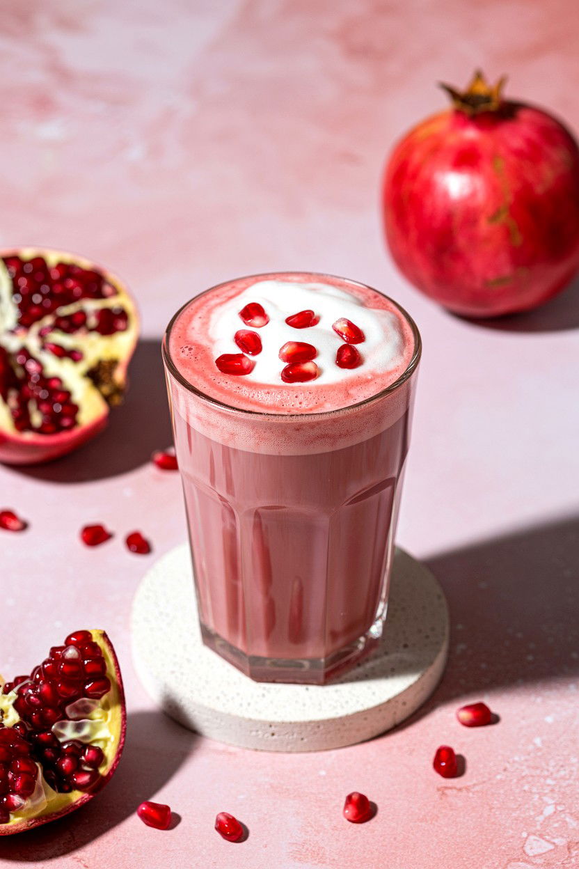 Pomegranate Latte - 25 Valentine's Day Coffee Drink Ideas