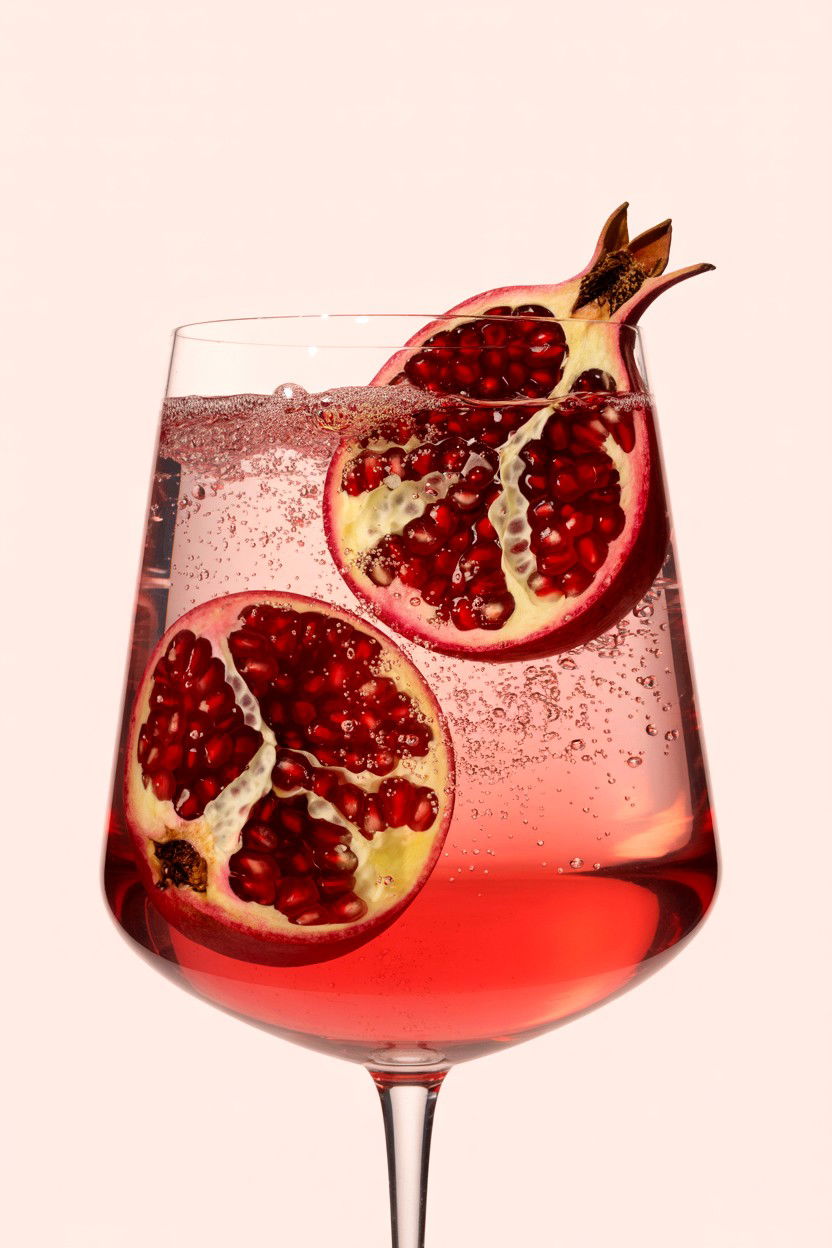 Pomegranate Sparkler - 25 Valentine's Day Champagne Cocktails