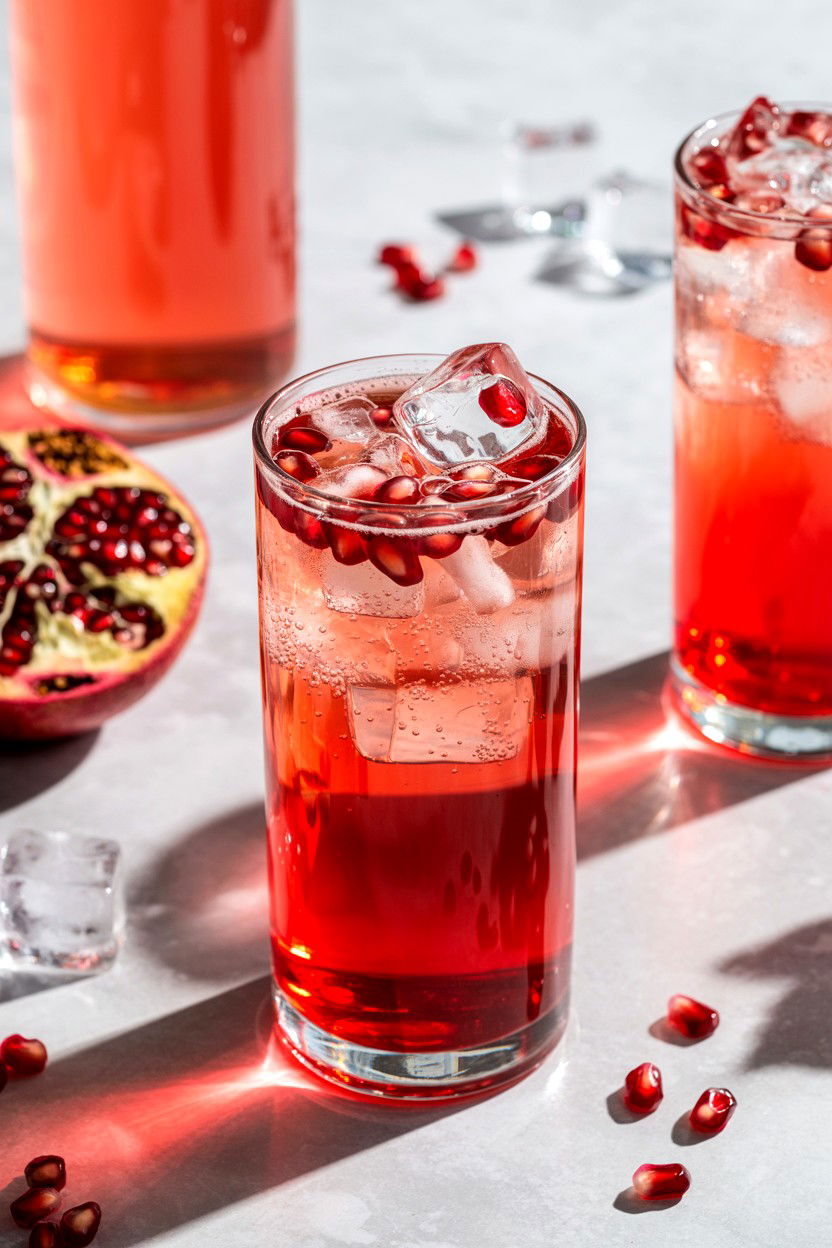 Pomegranate Tequila Fizz - 25 Valentine's Day Tequila Cocktails