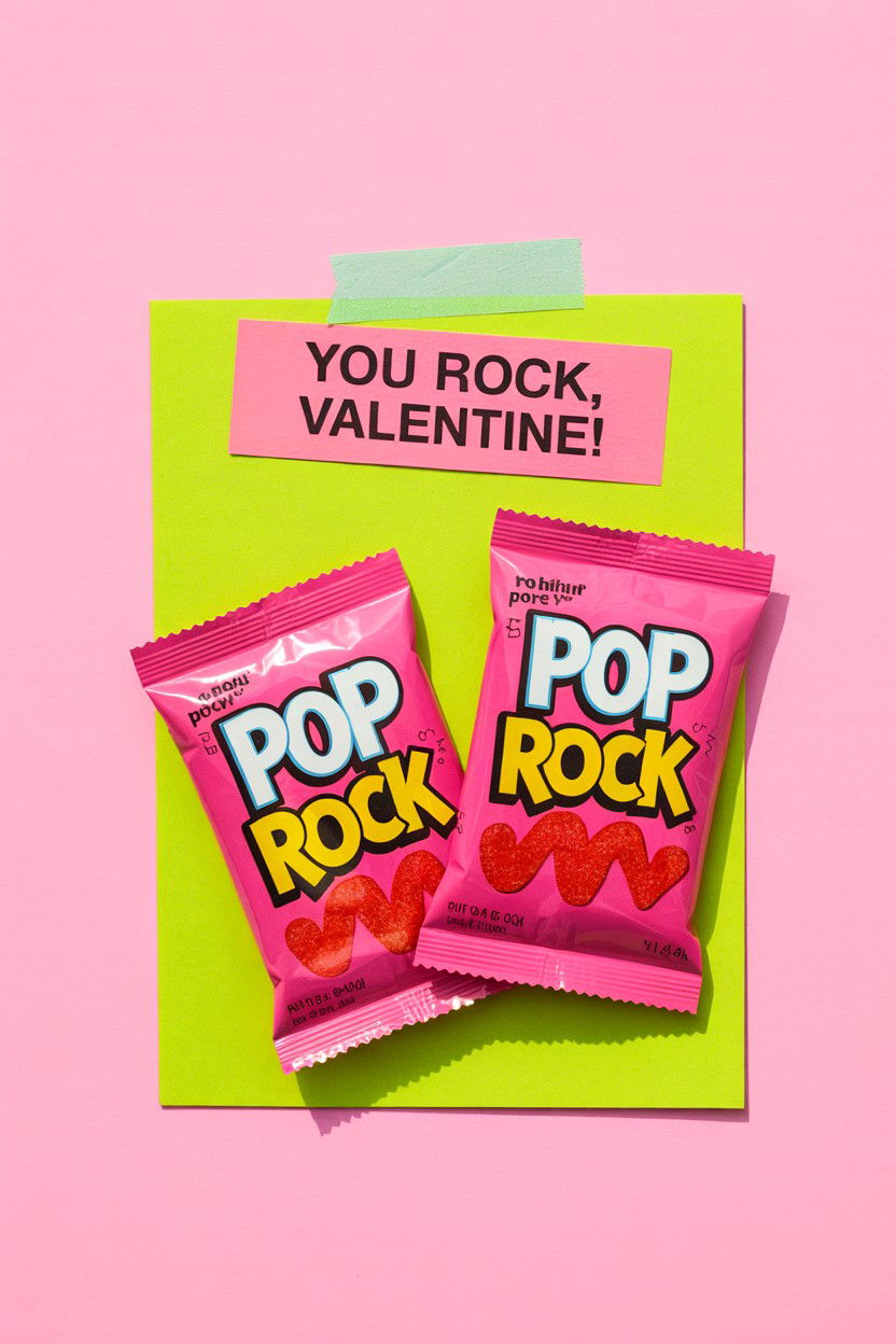 Pop rocks valentine notes - 25 Valentine's Day Candy Sayings