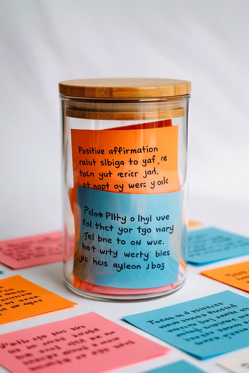 Positive Affirmation Jar - 25 Valentine's Day Love Jar Ideas