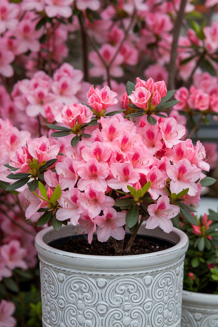 Potted Azalea Plant - 25 Valentine's Day Potted Plant Ideas