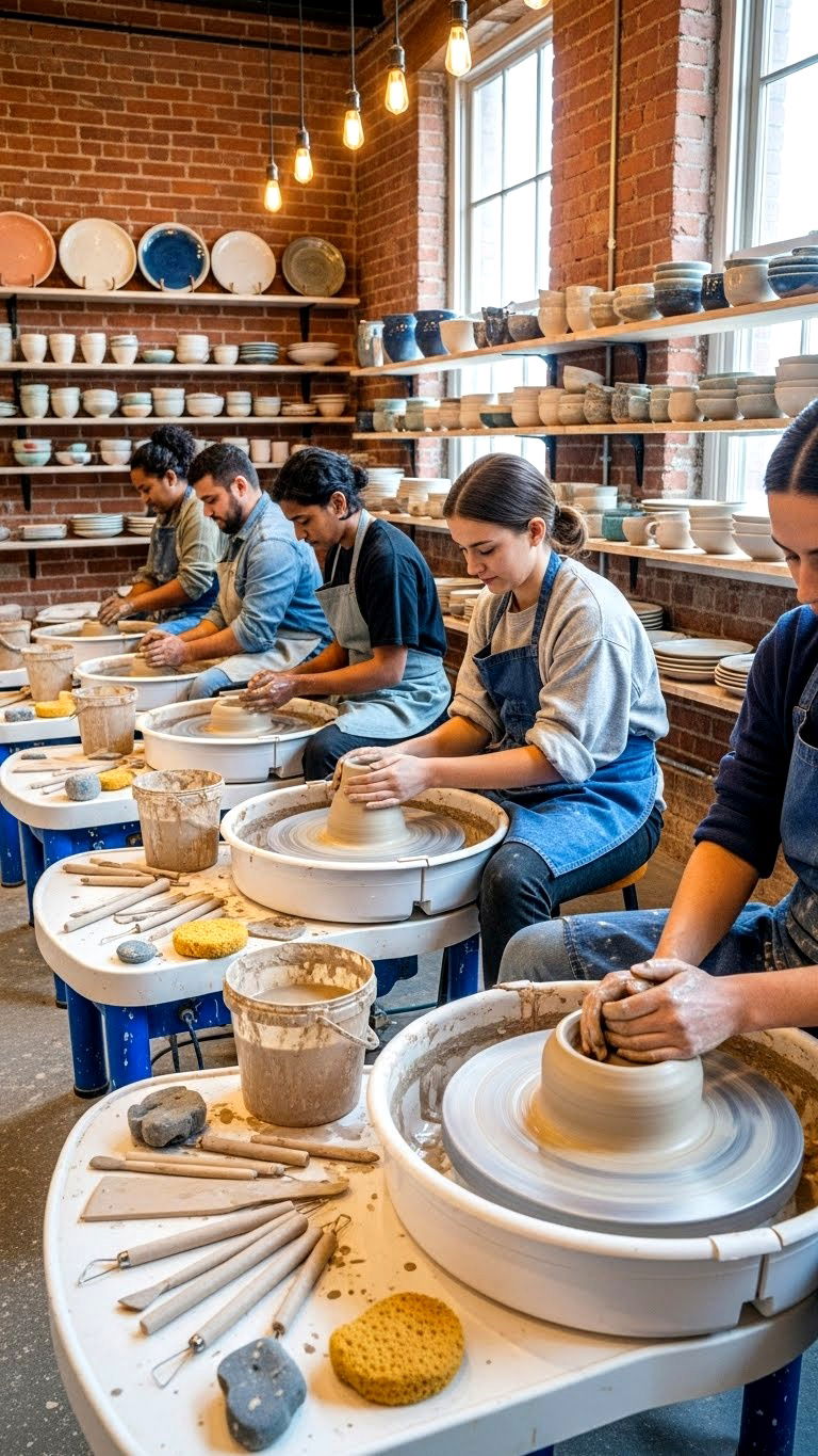 Pottery Class - 25 valentine's day for friends
