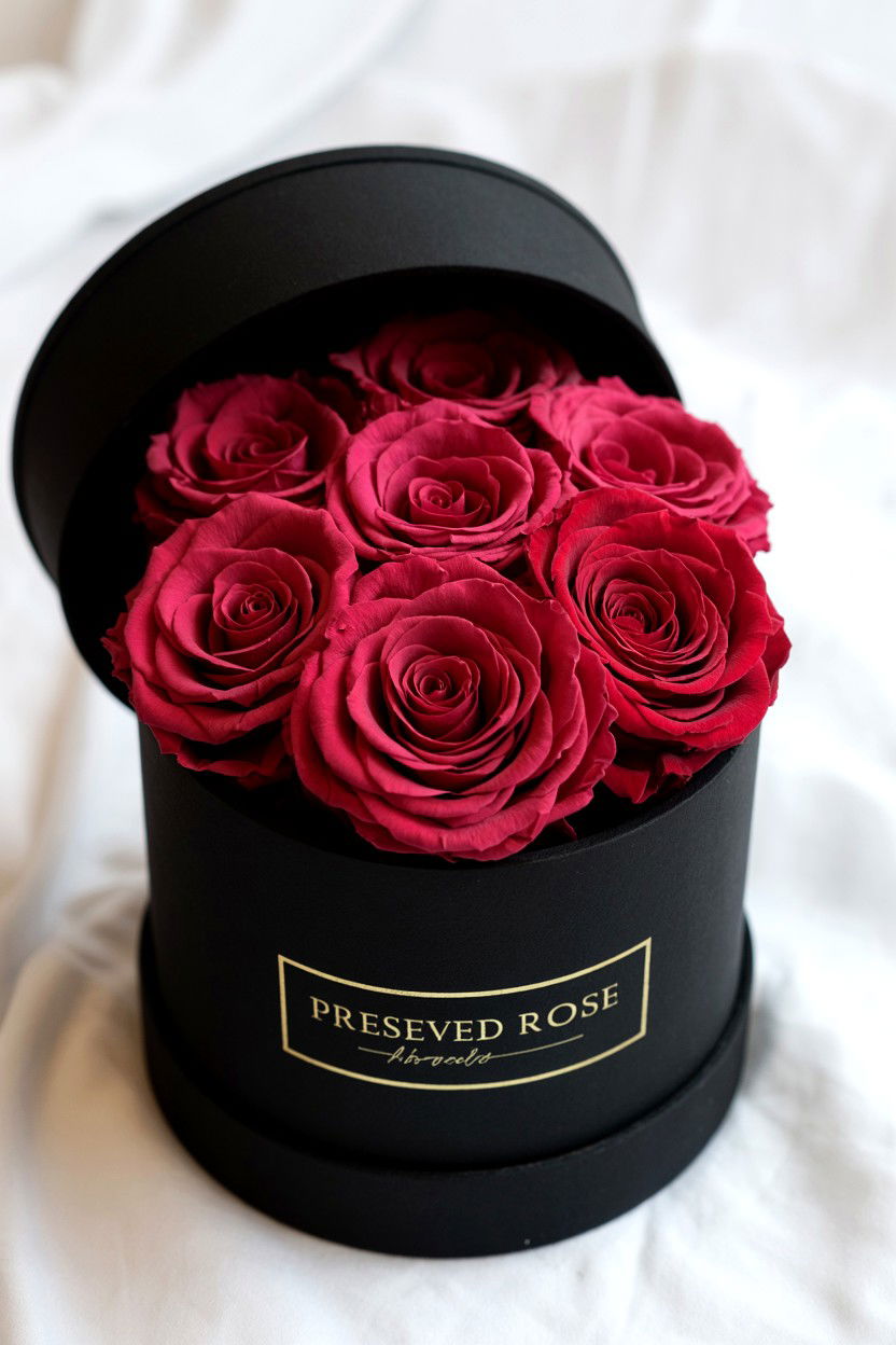 Preserved Rose Box - 25 Valentine's Day Flower Delivery Ideas