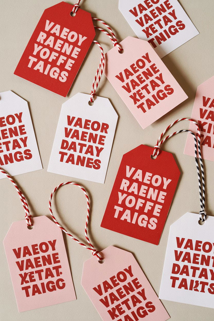 Printable valentine tags - 25 Valentine's Day Gift Tag Ideas