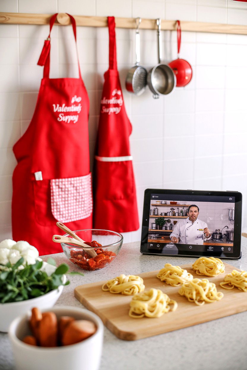 Private Cooking Lesson - 25 Valentine's Day Sweet Surprise Ideas