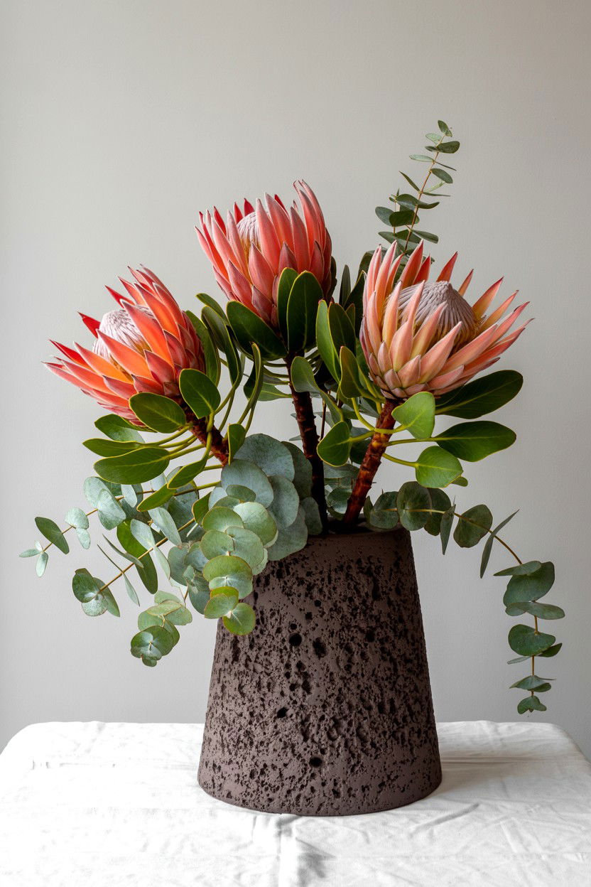 Protea Sculptural Arrangement - 25 Valentine's Day Flower Delivery Ideas