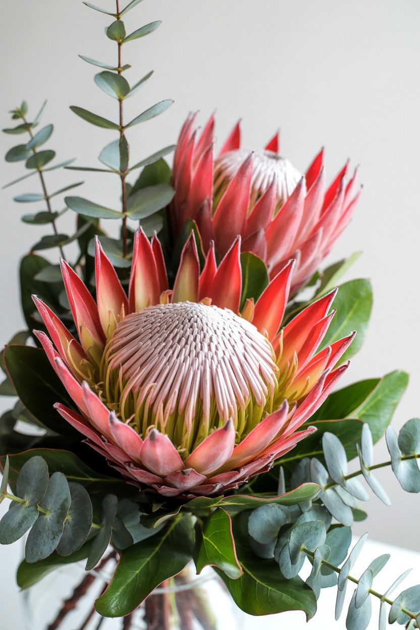 Protea floral arrangement - 25 Valentine's Day Bouquet Ideas