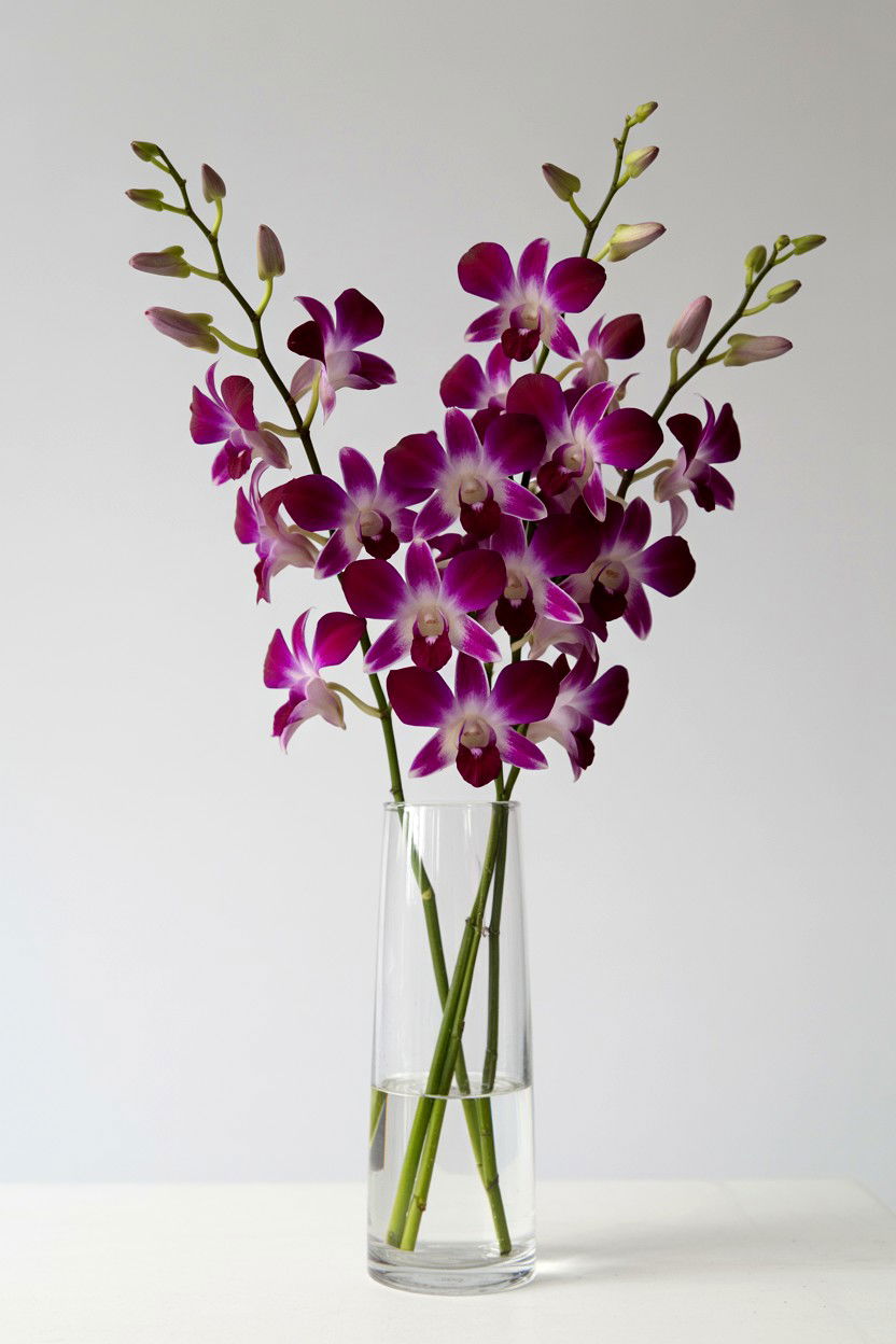 Purple Dendrobium Orchid - 25 Valentine's Day Orchid Ideas